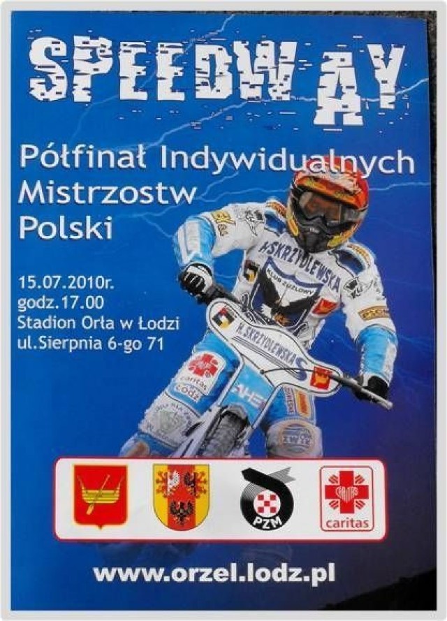 Okładka &quot;Speedway&quot; z programem P&oacute;łfinału Indywidualnych Mistrzostw Polski. Fot. Mariusz Reczulski