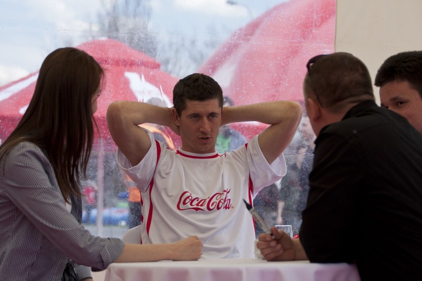 Robert Lewandowski na Coca Cola Cup 2012