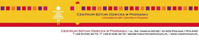 Emblemat poznańskiego Centrum Sztuki Dziecka.