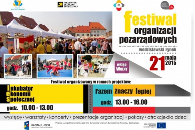 Festiwal Organizacji Pozarządowych w Wodzisławiu Śl. już jutro na rynku