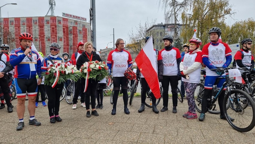 Szczeciński Niepodległościowy Rajd Rowerowy. Rowerzyści pojechali dla niepodległości [ZDJĘCIA]