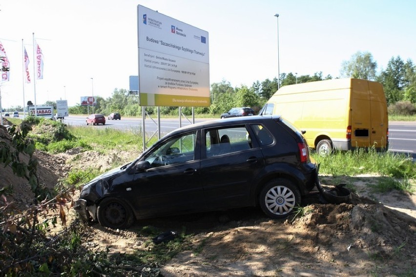 Wypadek na Basenie Górniczym w Szczecinie [zdjęcia]