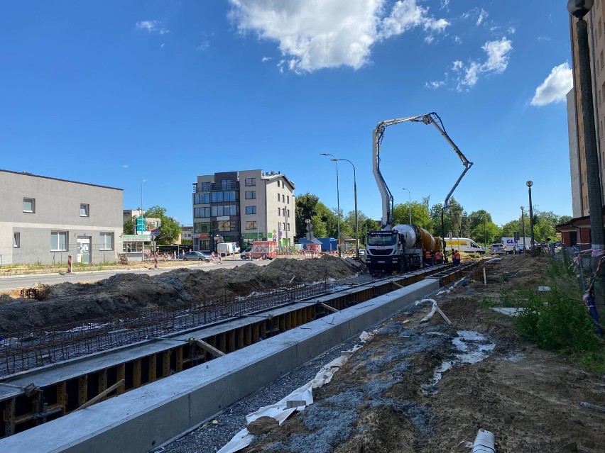 Trwa budowa linii tramwajowej do Górki Narodowej.