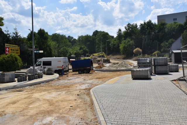 Budowa ronda i nowej drogi w Wadowicach
