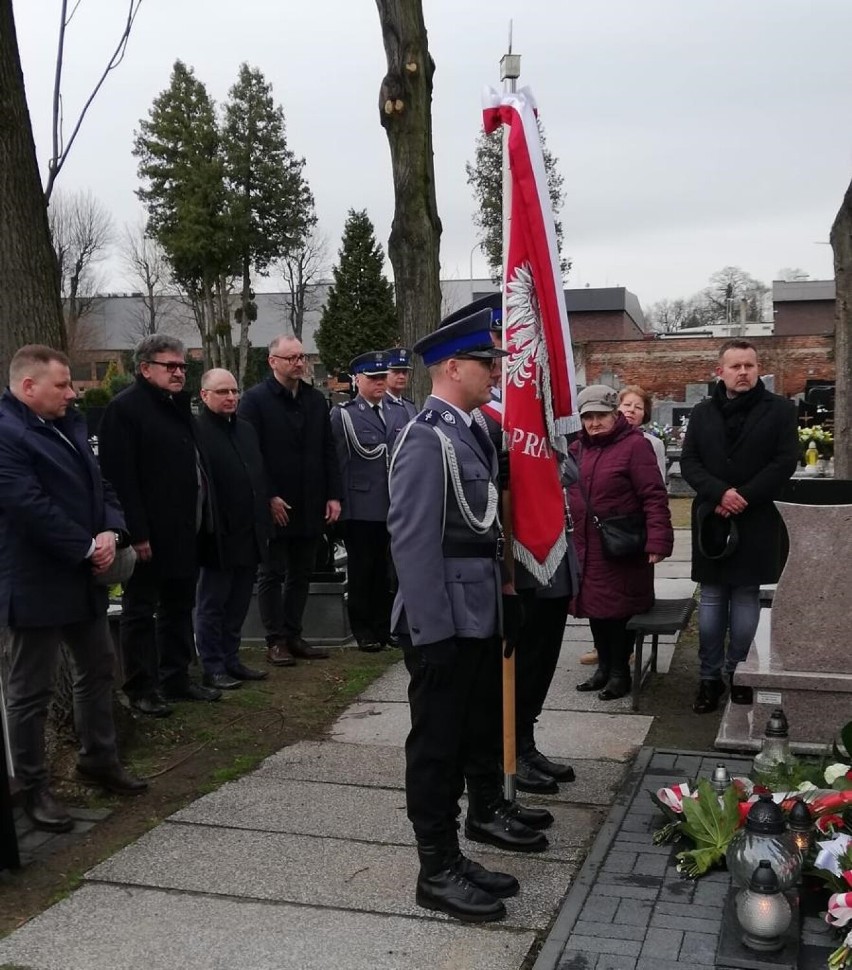 Uroczystość upamiętniająca zamordowanych przez NKWD w 1940...
