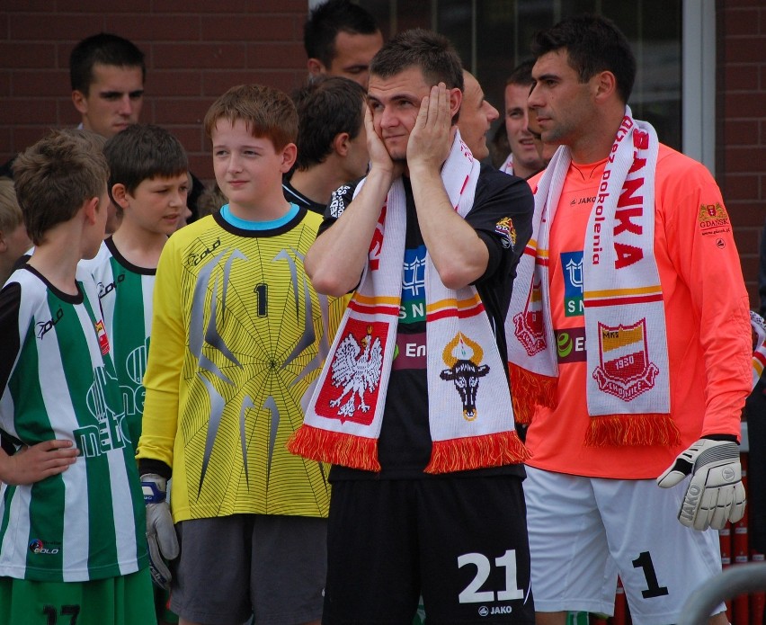 Lechia Gdańsk wygrała z Chojniczanką 3:2 w meczu na 80-lecie chojnickiego klubu (zdjęcia)