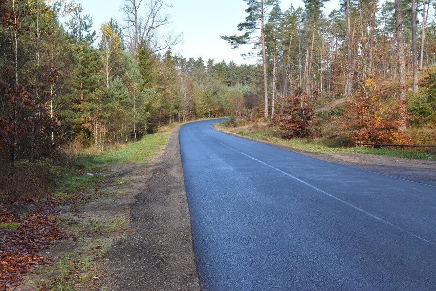 Ukończono pierwszy etap przebudowy drogi z Pogorzelic do Unieszyna 
