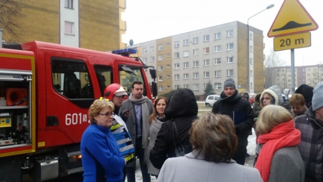 Pożar wybuchł na zerowej kondygnacji w jednej ze szkolnych pracowni