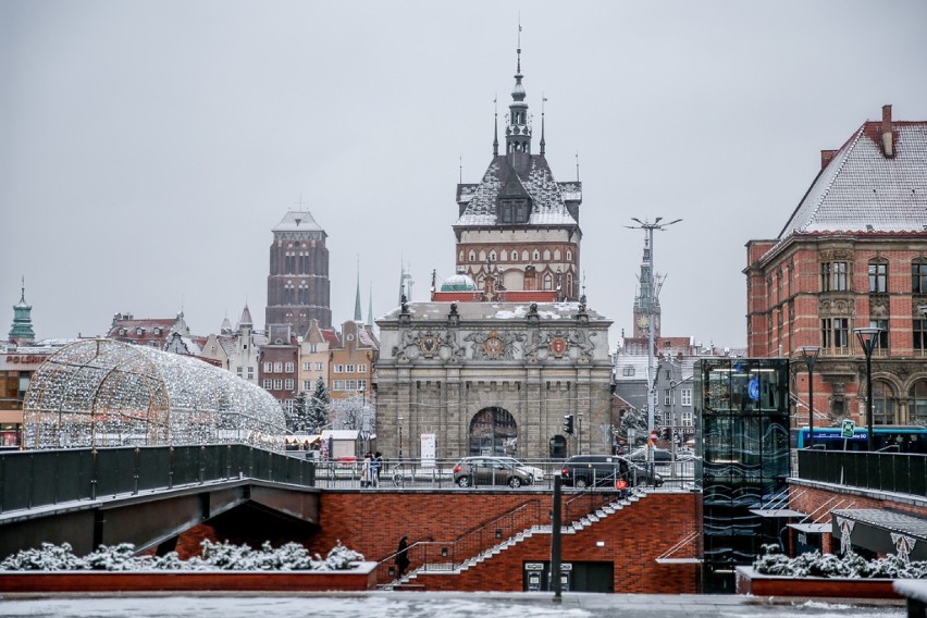 Gdańsk pod śnieżną pierzynką. W obiektywie fotoreportera