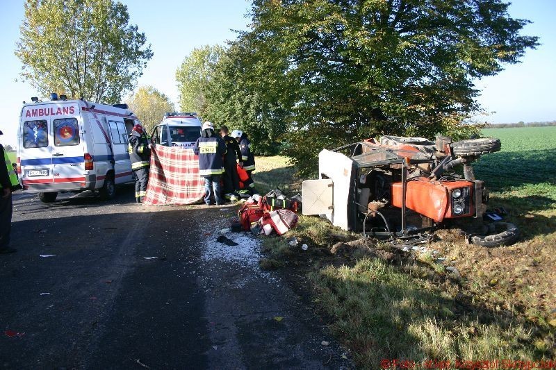 Miejska Górka: Śmiertelny wypadek na DK 36 [ZDJĘCIA]