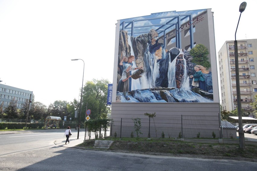 Mural 3 D w Gliwicach. Jak Wam się podoba?