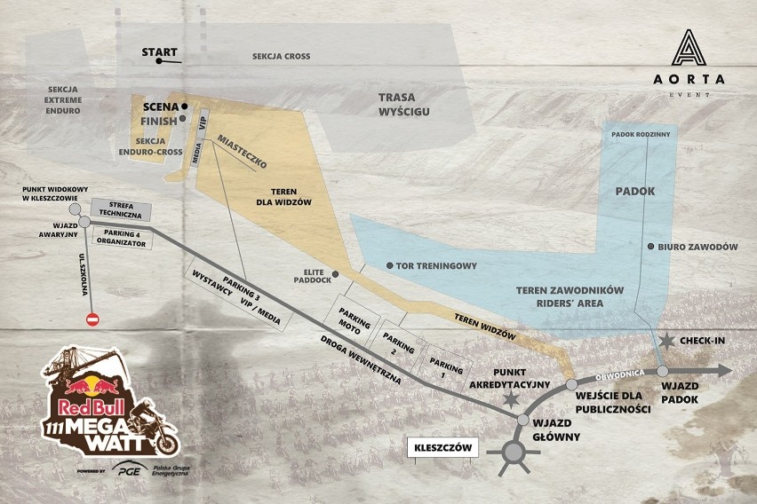 Red Bull 111 Megawatt już w sobotę na terenie KWB Bełchatów. Jak dojechac na zawody? [MAPA DOJAZDU]