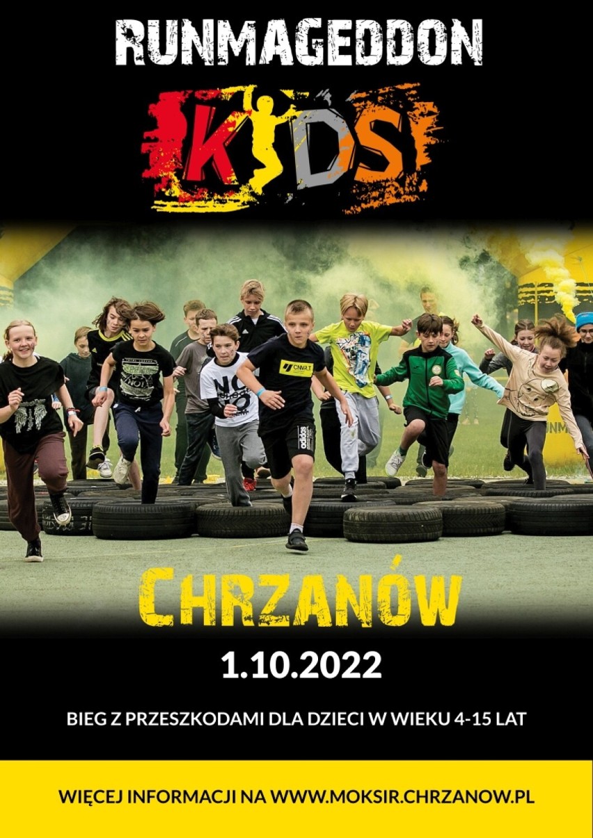 Biegowe święto w Chrzanowie. Pociąg do biegania, Runmageddon Kids, miasteczko biegowe i koncert 