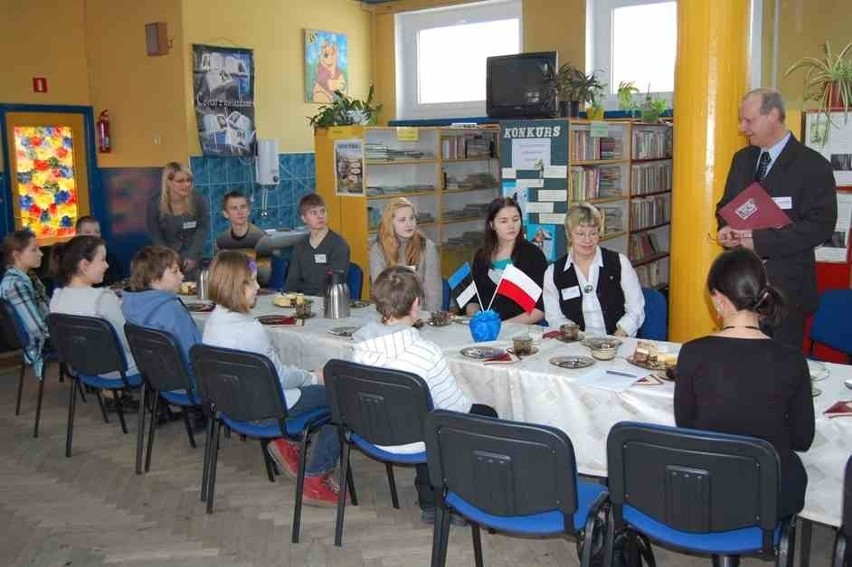 Estończycy z wizytą w Szkole Podstawowej nr 3 w Gnieźnie