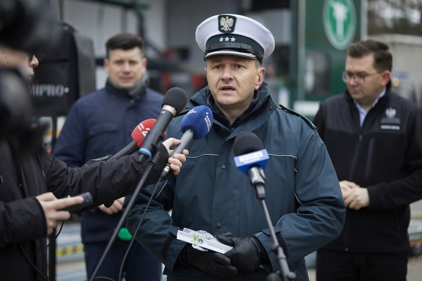 Briefing prasowy w Głogoczowie poświęcony akcji „Bezpieczny...