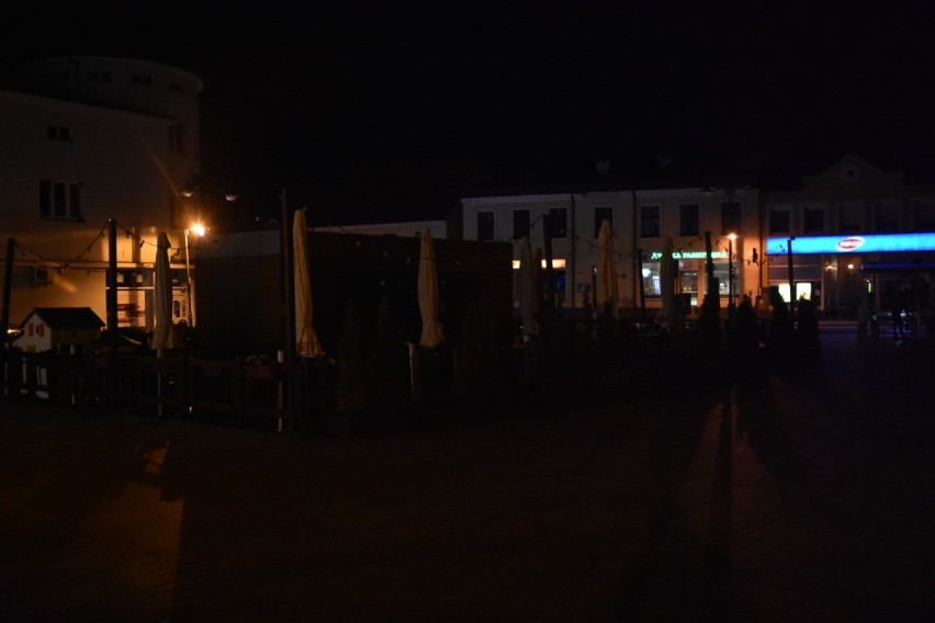 Wągrowiec nocą. Zdjęcia miasta zrobione po północy