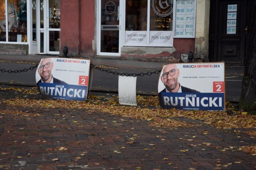 W Chodzieży jest dużo mniej plakatów niż to miało miejsce...