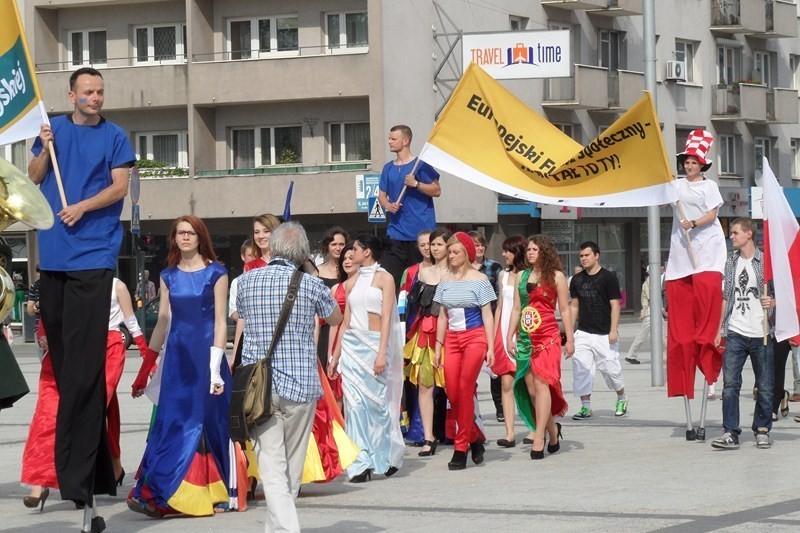 Dziś urodziny Unii Europejskiej. Świętowano je na Placu Biegańskiego w Częstochowie [FOTO]