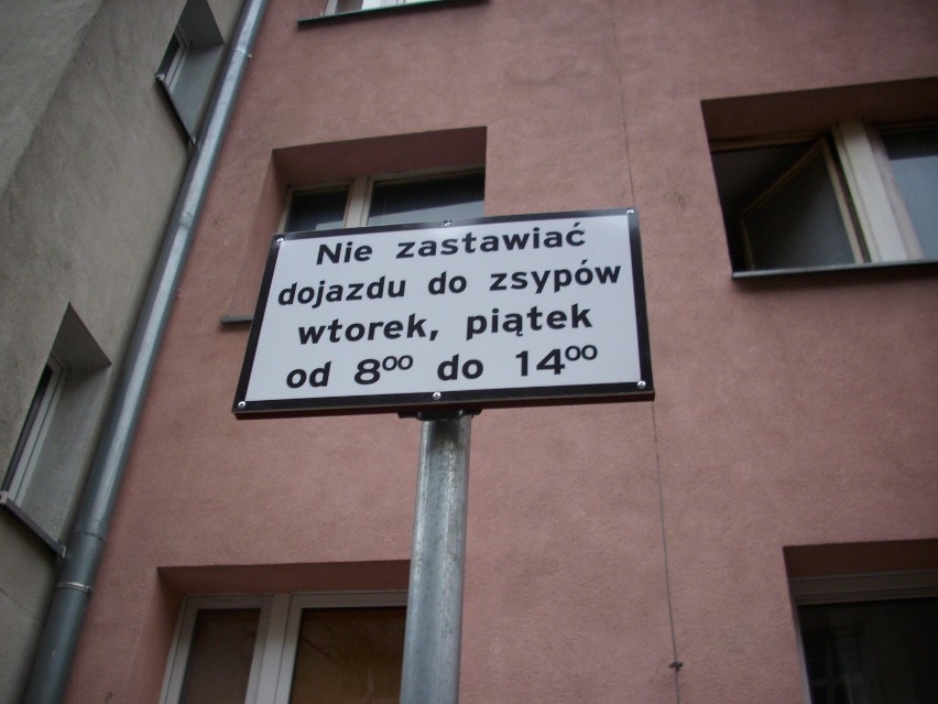 Jak dla mnie treść tabliczki z ulicy Wrocławskiej to...