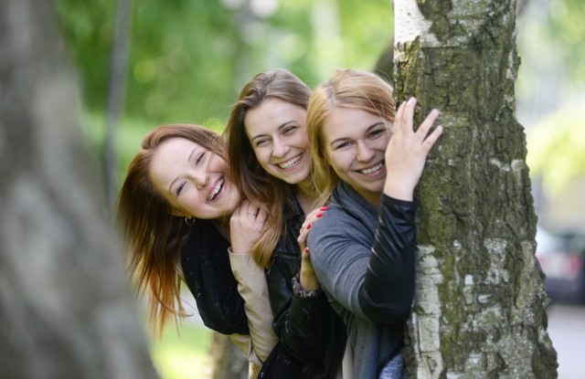 Angelika Otlewska, Anna Rogowicz i Marlena Raczyńska, główne organizatorki