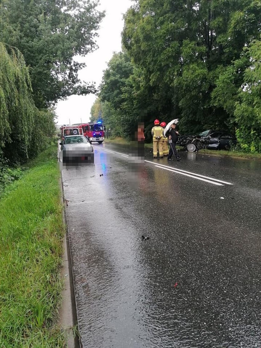Wypadek w Rydułtowach na Raciborskiej. Jedna osoba ranna