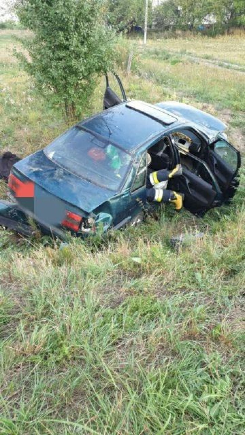 Wypadek pod Gołańczą. Kierowca był... pijany! 