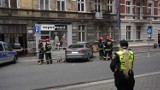 Akcja strażaków w centrum Katowic. Dwie drogi zablokowane. Co tam się stało?