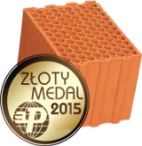 Nasze Dobre Łódzkie 2015: Pustak ceramiczny TERMOton P+W 25 DIAMENT, ZBC Owczary
