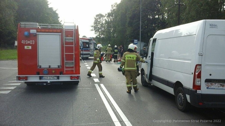 Śmiertelne potrącenie w Czersku - 82-latek poruszający się na wózku elektrycznym zmarł w szpitalu