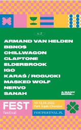 Sanah, Masked Wolf, Armand Van Helden, Elderbrook, Claptone i inni dołączają do lineupu Fest Festivalu 2022.