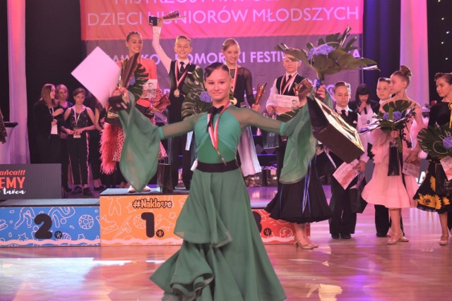 V. Kujawsko Pomorskiego Festiwalu Tańca w Paterku - wręczenie nagród m.in. nakielsko-bydgoskiej parze