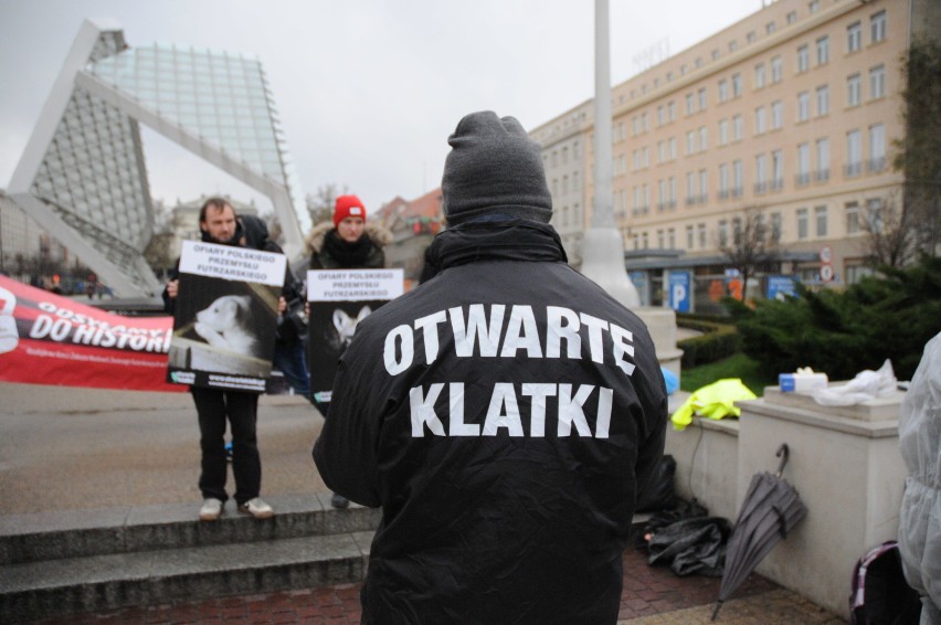 Manifestacja Otwartych Klatek w Poznaniu