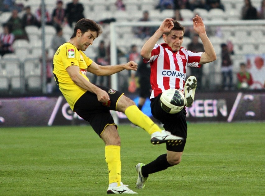 Cracovia - Widzew: remis w Krakowie. Cracovia coraz bliżej spadku do I ligi [ZDJĘCIA]