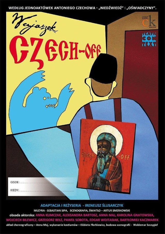 Plakat promujący "Wujaszka Czech-off'a"