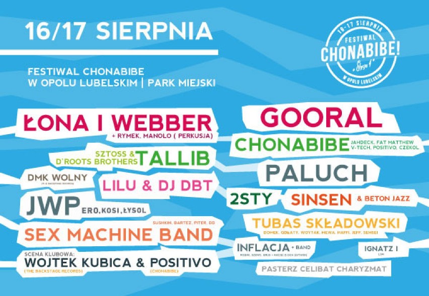 Chonabibe Festiwal 2015 w Opolu Lubelskim