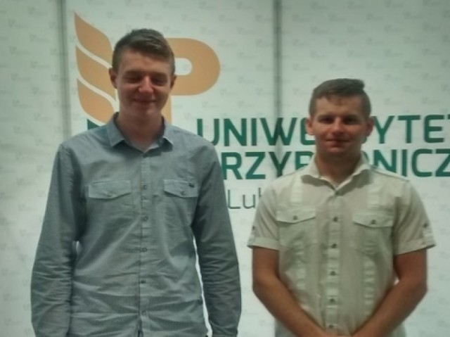 Od lewej:  Nabiałek Krzysztof i Stępień Rafał