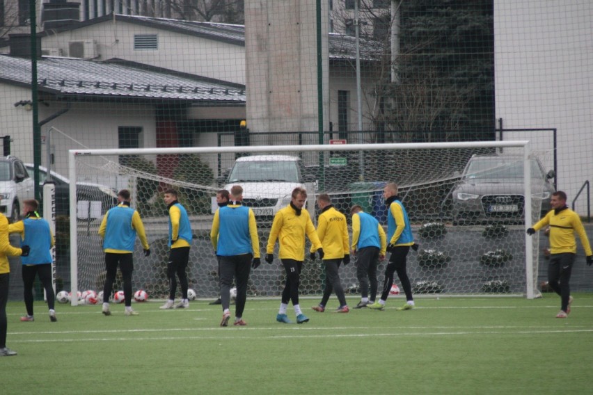 Trening Wieczystej na stadionie Prądniczanki (9 grudnia...