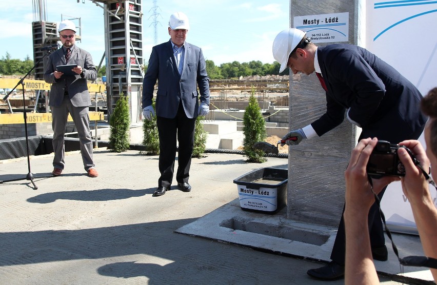 Podpisanie aktu erekcyjnego i wmurowanie kamienia węgielnego pod budowę stadionu Widzewa Łódź, 3 czerwca 2015