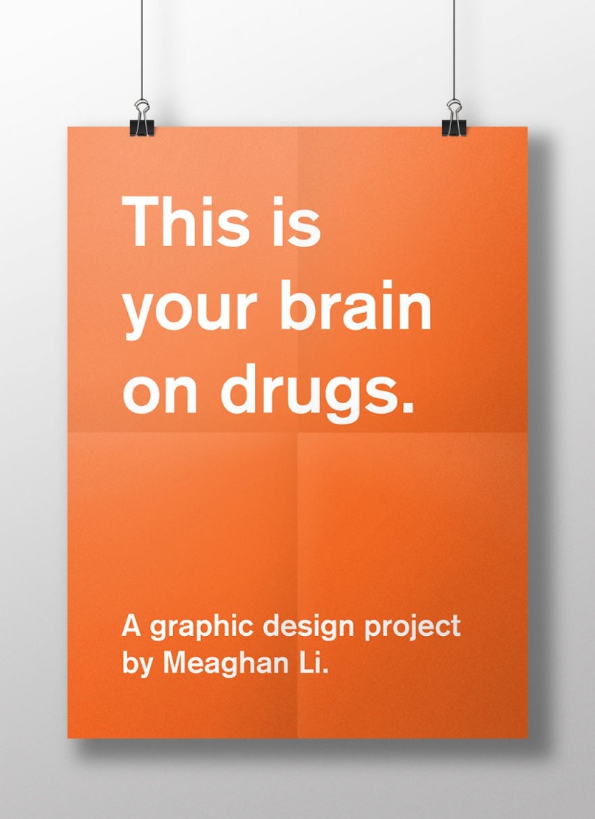 Jak mózg zachowuje się po narkotykach? Te plakaty powstały... w ramach zajęć na studiach 