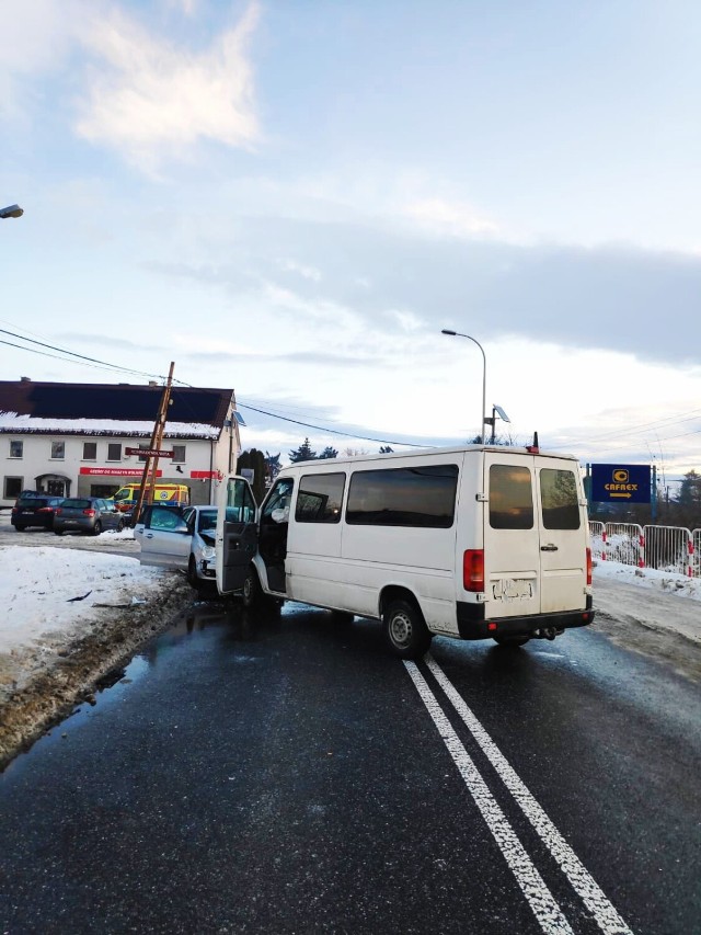 Dziś (22 grudnia) doszło do wypadku w Konradowej.