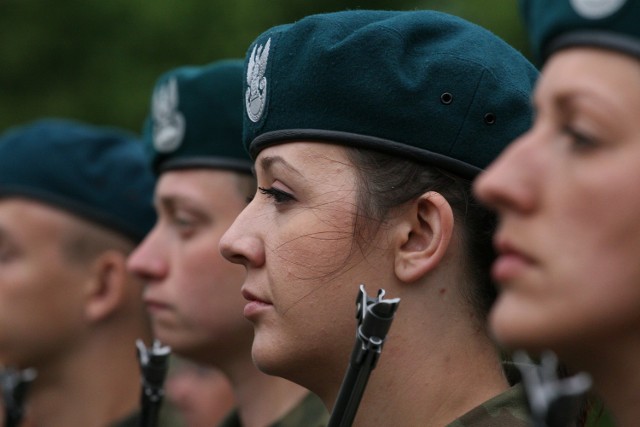 Wśród żołnierzy składających przysięgę w Grupie było 7 kobiet.