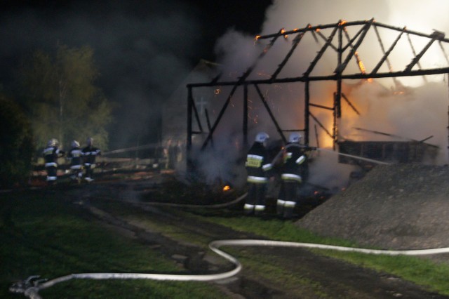 Co kilka dni na terenie powiatu wybuchają pożary stodół i stogów