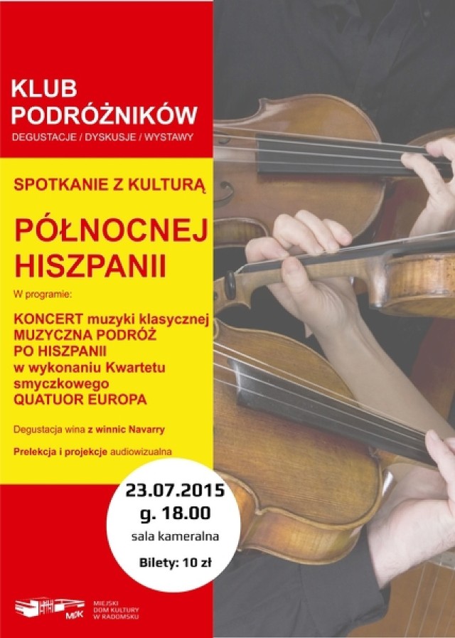 Wieczór muzyki i kultury hiszpańskiej w MDK Radomsko