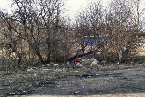 Zgłoszenie Czytelnika: śmieci w Będzinie przy ul. Sączewskiego i Świerczewskiego