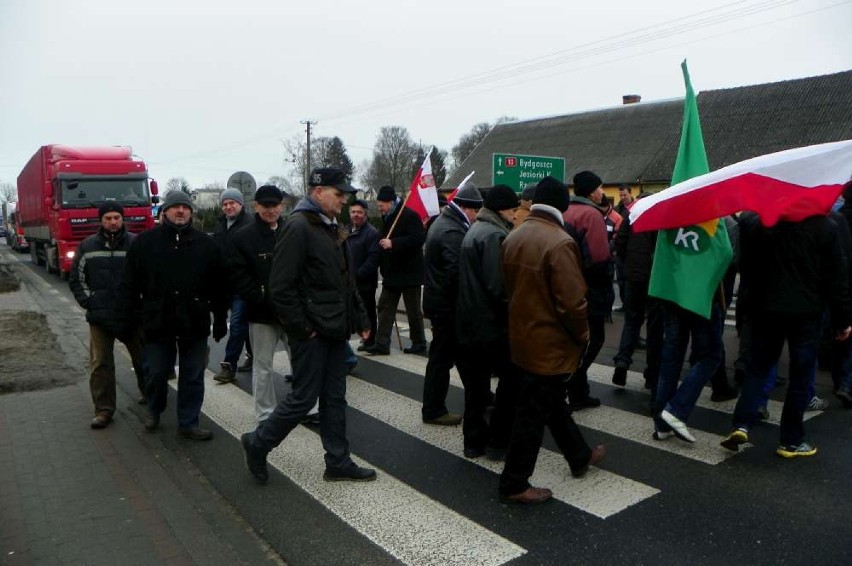 Protest rolników w Kosztowie