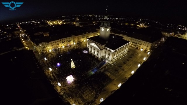 Mikołajki w Kaliszu z lotu ptaka