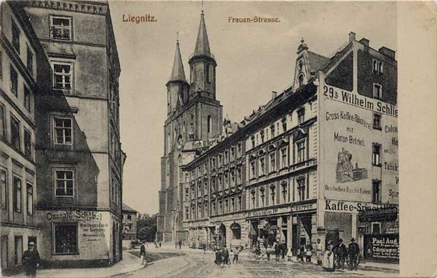 Ulica Najświętszej Marii Panny w Legnicy na archiwalnych zdjęciach