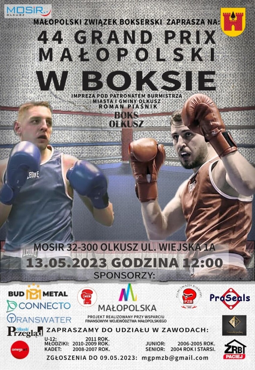 Międzynarodowe Grand Prix Małopolski w boksie w Olkuszu 2023