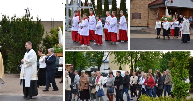 Po wieczornej mszy świętej w kościele Błogosławionego Michała Kozala Biskupa i Męczennika w Lipnie przeszła procesja z figurą Matki Bożej Fatimskiej wokół świątyni
