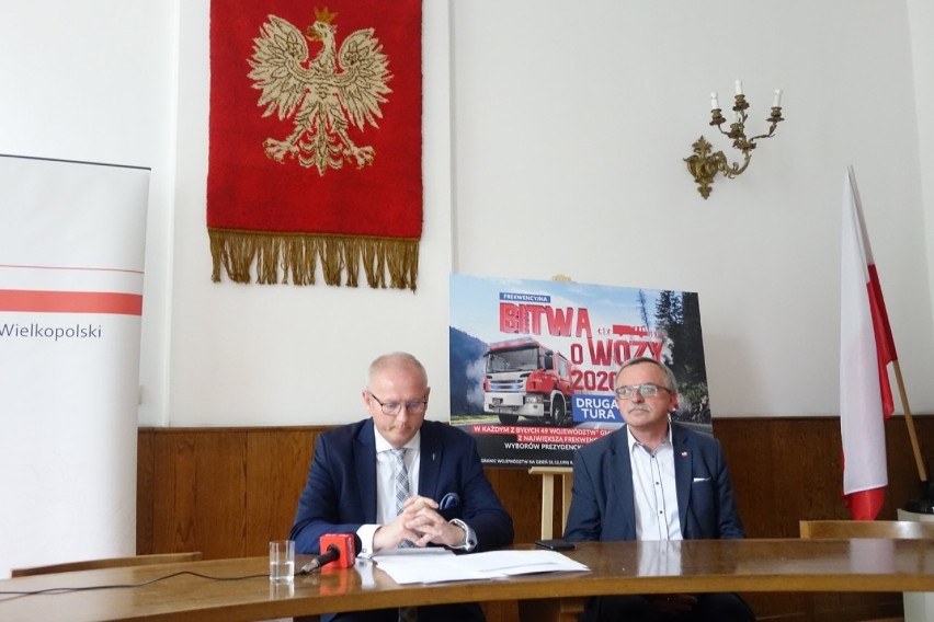 Leszno. Tym razem konferencję zwołał wojewoda wielkopolski. Jaki był powód? [ZDJĘCIA] 